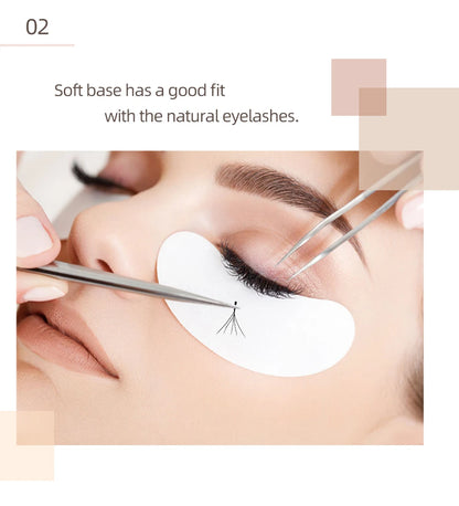 NAGARAKU 3D 4D 5D 6D W Shape Premade Fans Automatic Flowering Eyelash Extensions Natural Soft Light Full Dense