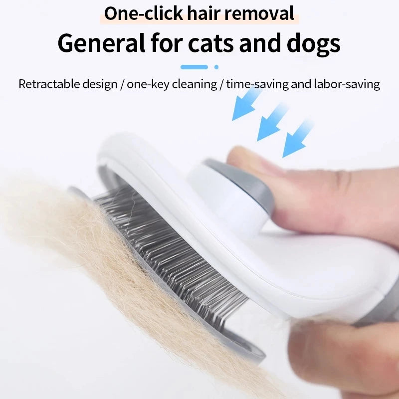 Escova de remoção de pelos para pets.