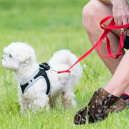 Sacos reforçados descartáveis para dejetos pets.